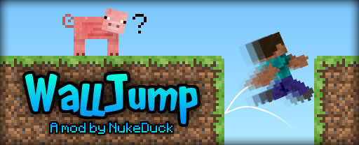 Скачать мод Wall Jump для Майнкрафт 1.7.10